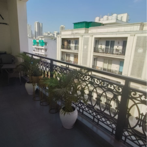 Balcony in 3 BHK Apartment at Ansal Esencia - Amara Villas, Sector 67 – for Rent
