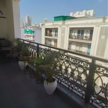 Balcony in 3 BHK Apartment at Ansal Esencia - Amara Villas, Sector 67 – for Rent