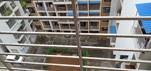Balcony in 1 BHK Apartment at Ornate Galaxy, Naigaon East – for Rent