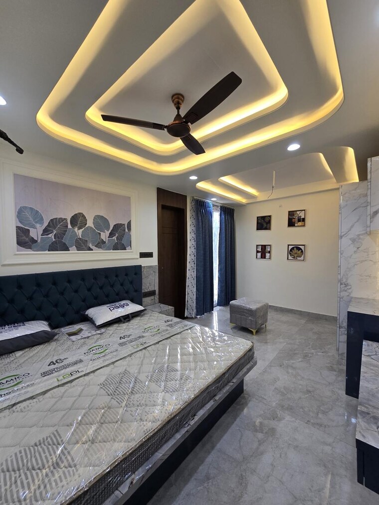 Bedroom, viraj-kamal-apartment 3 Bedroom 1750 Sq.Ft. Apartment In Gopalpura Jaipur 9280054