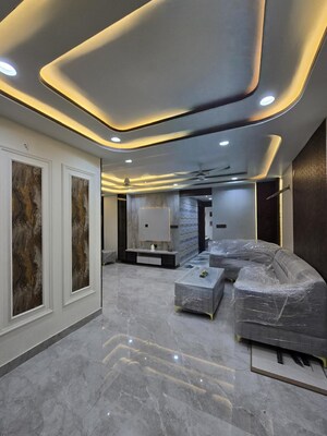 Living Room in 3 BHK Apartment at Viraj Kamal Apartment, Gopalpura – for Sale