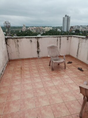 Terrace in 2 BHK Apartment at Bhusari Colony – for Sale