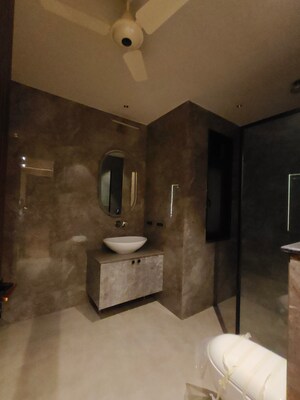 Attached Bathroom in 4 BHK Builder Floor at Ansal Sushant Apartments, Sushant Lok I – for Rent