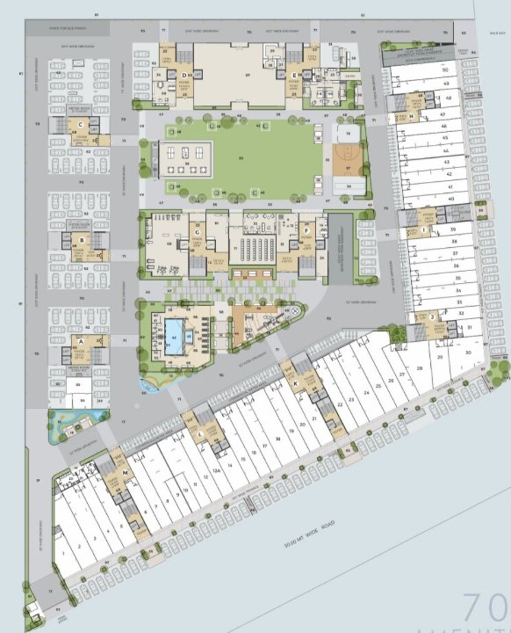 Master Plan, shilp-revanta 3 Bedroom 1510 Sq.Ft. Apartment In Shela Ahmedabad 9279819