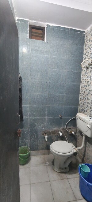 Bathroom in 1 BHK Builder Floor at Dwarka Mor – for Rent