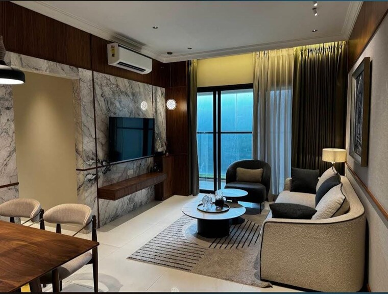 Living Room, kumar-magna-city 3 Bedroom 1053 Sq.Ft. Apartment In Manjri Budruk Pune 9280096