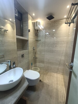 Bathroom in 3 BHK Apartment at Rustomjee OZone, Goregaon West – for Rent