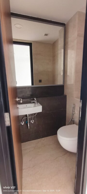 Bathroom in 2 BHK Apartment at Lodha The Park Tower 6, Worli – for Rent
