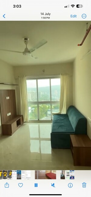 Living Room in 1 BHK Apartment at Sethia Imperial Avenue, Malad East – for Sale