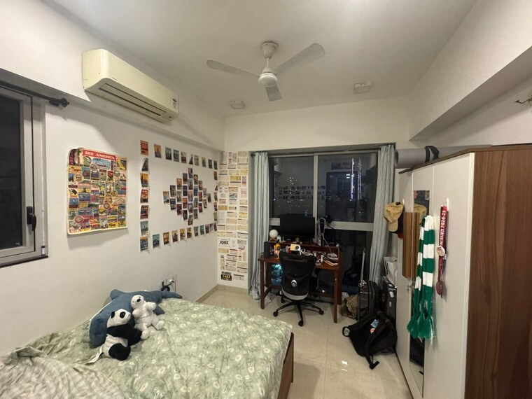 Bedroom, omkar-veda-exclusive 3 Bedroom 1300 Sq.Ft. Apartment In Parel Mumbai 9280168
