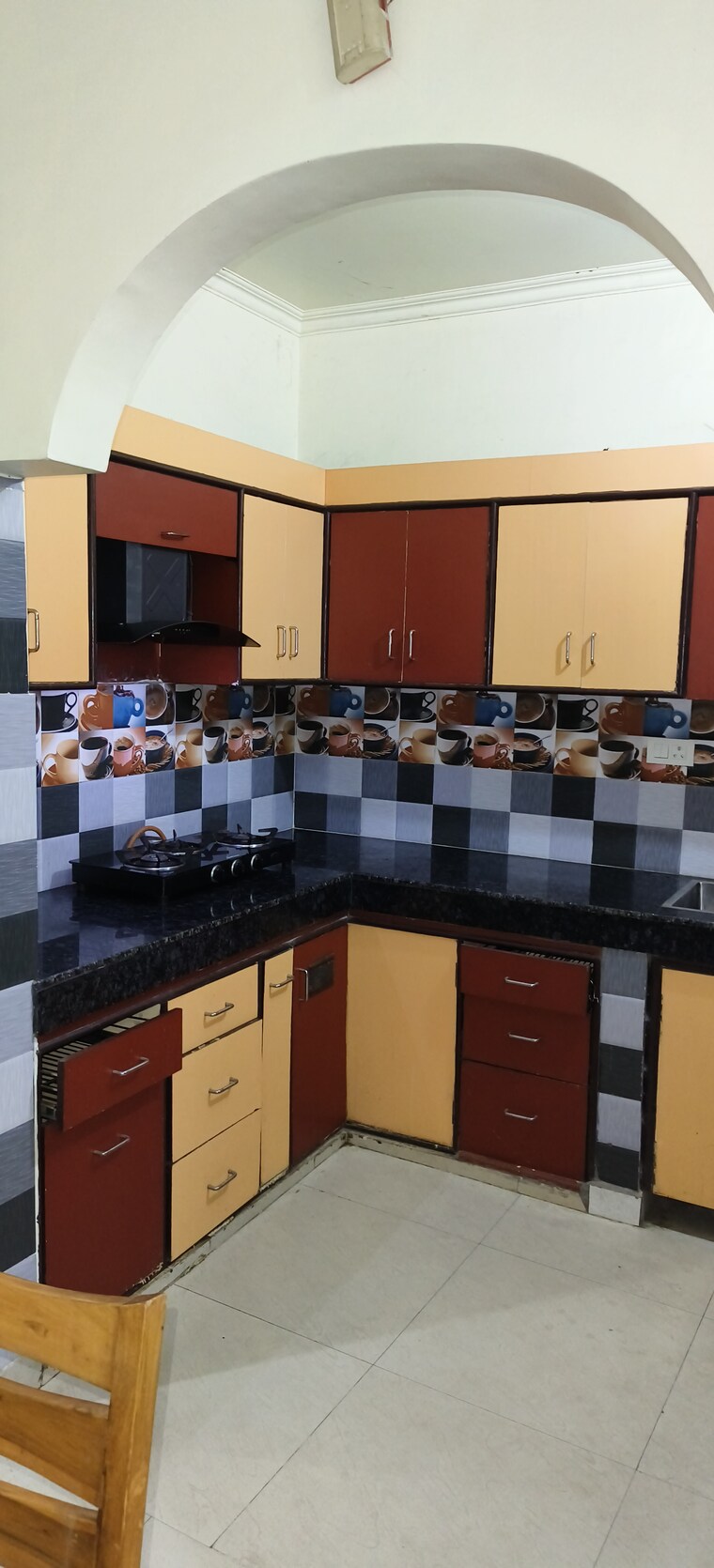 Kitchen, dwarka mor 2 Bedroom 100 Sq.Yd. Builder Floor In Dwarka Mor Delhi 9280310
