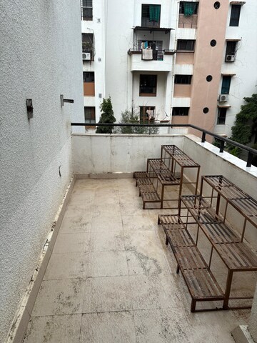 Balcony in 1 BHK Apartment at Akshay Garden Apartment, Dhankawadi – for Rent