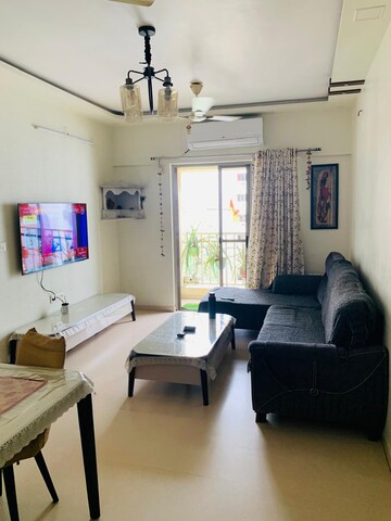 Living Room in 2.5 BHK Apartment at Lodha Palava City, Dombivli East – for Rent