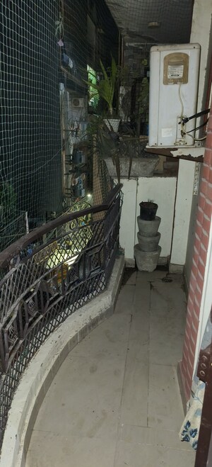 Balcony in 2 BHK Builder Floor at Dwarka Mor – for Rent