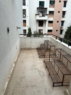 Balcony in 2 BHK Apartment at Shree Saraswati Apartment, Dhankawadi – for Rent