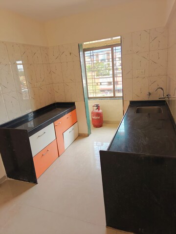 Kitchen in 1 BHK Apartment at Sudarshan Paradise Housing Society, Pimple Nilakh – for Sale