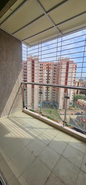 Balcony in 1 BHK Apartment at Bhairaav Goldcrest Residency, Ghansoli – for Rent