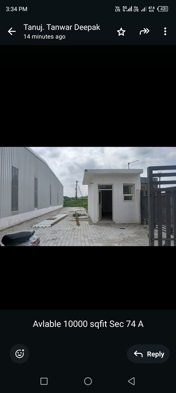 Warehouse – Exterior View View at SG Andour Heights, Sector 71 - for Rent