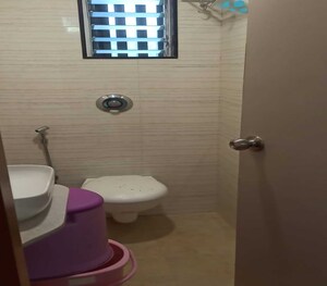 Attached Bathroom in 3 BHK Apartment at Hubtown Harmony, Matunga – for Sale