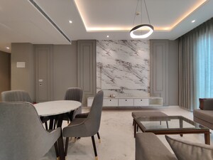 Team Area in 1 BHK Apartment at Bhartiya Leela Residences, Thanisandra Main Road – for Rent