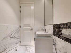 Bathroom in 1 BHK Apartment at Bhartiya Leela Residences, Thanisandra Main Road – for Rent