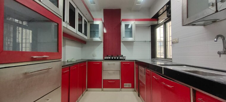 Kitchen, jay-balaji-chs 3 Bedroom 1400 Sq.Ft. Apartment In Nerul Sector 6 Navi Mumbai 9280520