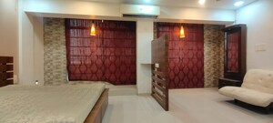 Bedroom in 3 BHK Apartment at Jay Balaji CHS, Nerul Sector 6 – for Rent