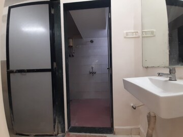 Bathroom in 1 BHK Apartment at Matrushri CHS, Goregaon West – for Rent
