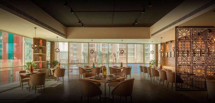 Living Room, aba-cleo-county 3 Bedroom 1742 Sq.Ft. Apartment In Sector 121 Noida 9280622