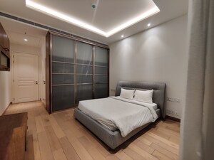 Bedroom in 1 BHK Apartment at Bhartiya Leela Residences, Thanisandra Main Road – for Rent