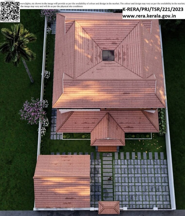 Exterior View, aranattukara 5 Bedroom 3100 Sq.Ft. Independent House In Aranattukara Thrissur 9280568