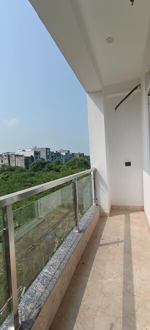 Balcony in 3 BHK Builder Floor at Freedom Fighters Enclave – for Rent