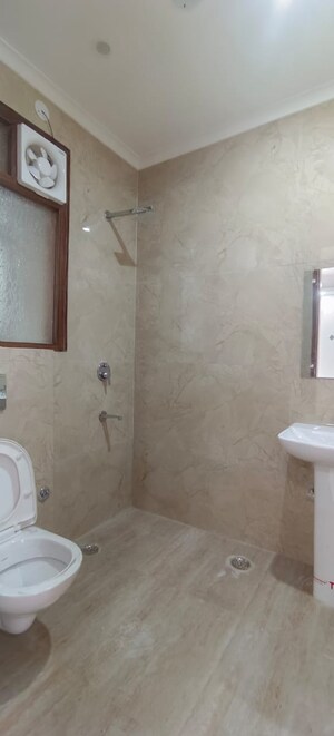Bathroom in 3 BHK Builder Floor at Freedom Fighters Enclave – for Rent