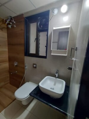 Bathroom in 1 BHK Apartment at Paranjape Blue Ridge, Hinjewadi – for Rent