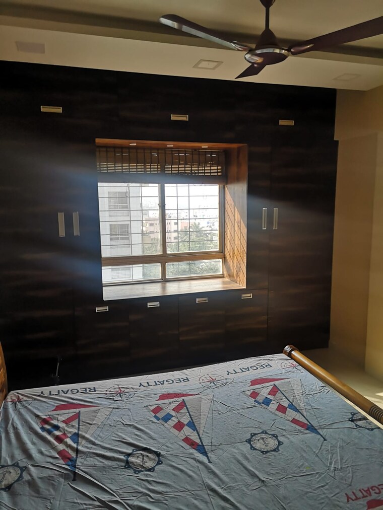 Bedroom, blue-berry 3 Bedroom 940 Sq.Ft. Apartment In Kharadi Pune 9280810