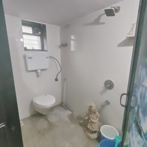 Bathroom in 2 BHK Apartment at Alliance Fortuna Blue, Lower Parel – for Rent