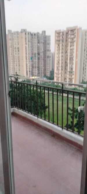 Balcony in 2.5 BHK Apartment at Panchsheel Pratistha, Sector 75 – for Rent