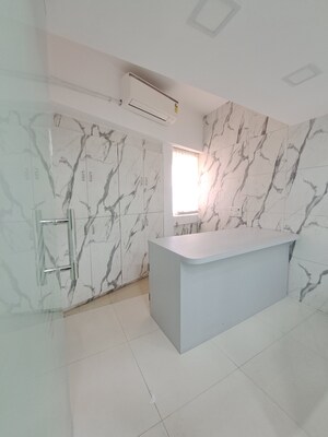 Bathroom in  Office Space at Raheja Arcade, Cbd Belapur Sector 11 – for Rent