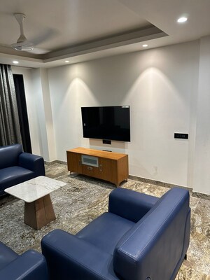 Living Room in 3 BHK Builder Floor at Ansal Plaza Sector-23, Sector 23 – for Rent