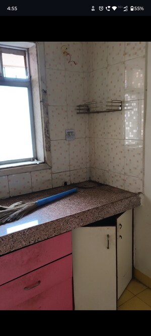 Kitchen in 1 BHK Apartment at Rashmi Star City, Naigaon East – for Rent