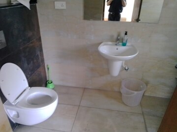 Bathroom in 3 BHK Apartment at Dukes Galaxy, Banjara Hills – for Rent