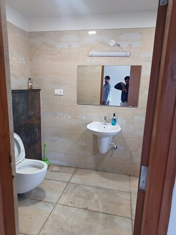 Bathroom in 3 BHK Apartment at Dukes Galaxy, Banjara Hills – for Rent