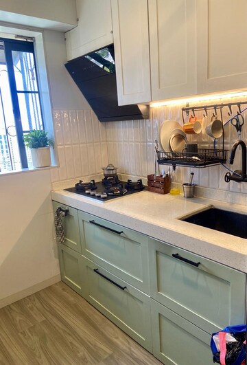 Kitchen in 2 BHK Apartment at Lodha Primo, Parel – for Rent