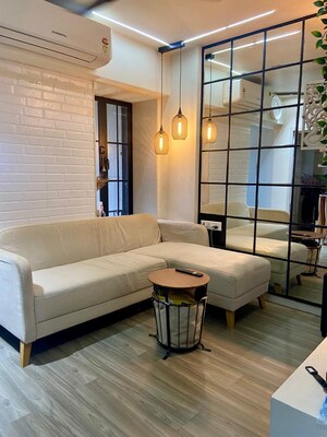 Living Room in 2 BHK Apartment at Lodha Primo, Parel – for Rent