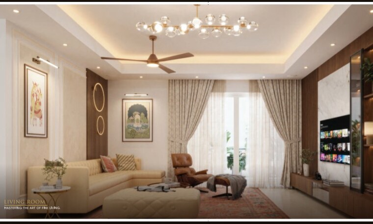 Living Room, sector 104 3 Bedroom 2833 Sq.Ft. Apartment In Sector 104 Gurgaon 9281296