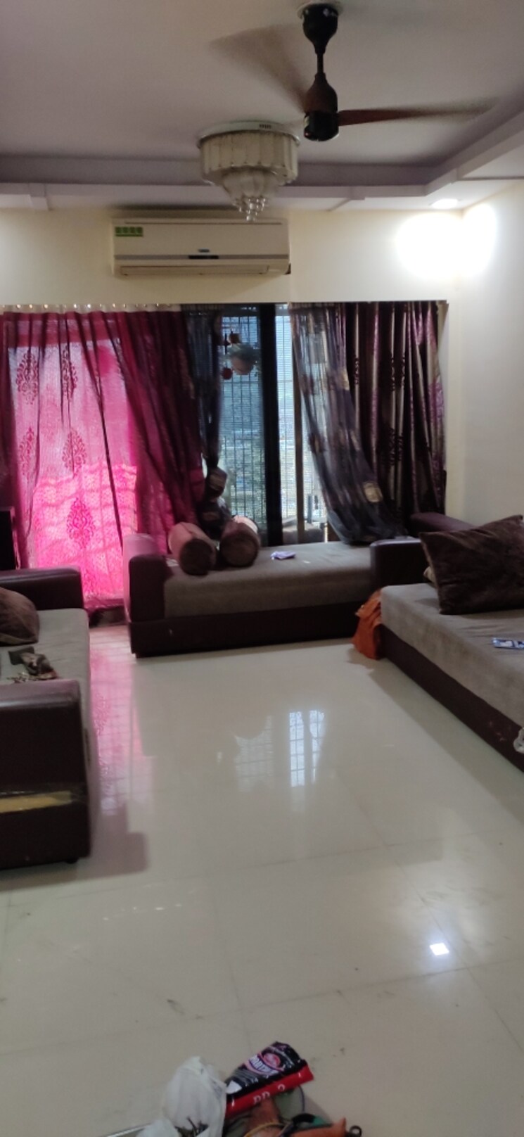 Living Room, kanakia-spaces-niharika 2 Bedroom 700 Sq.Ft. Apartment In Manpada Thane 9281276