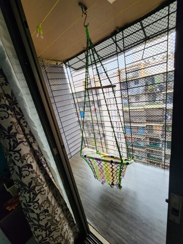 Balcony in 1 BHK Apartment at Sethia Green View, Goregaon West – for Sale