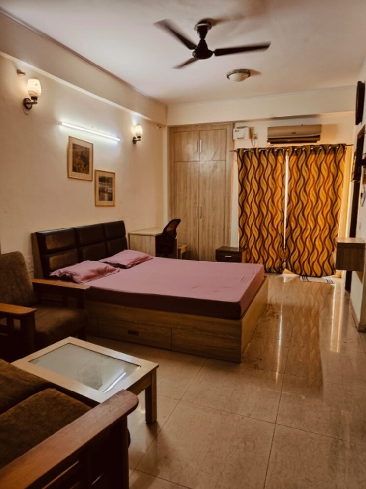 Living Room, supertech-ecociti 1 RK 450 Sq.Ft. Apartment In Sector 137 Noida 9282137