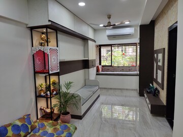 Living Room in 1 BHK Apartment at Aaradhana Chs Lokhandwala, Lokhandwala – for Rent