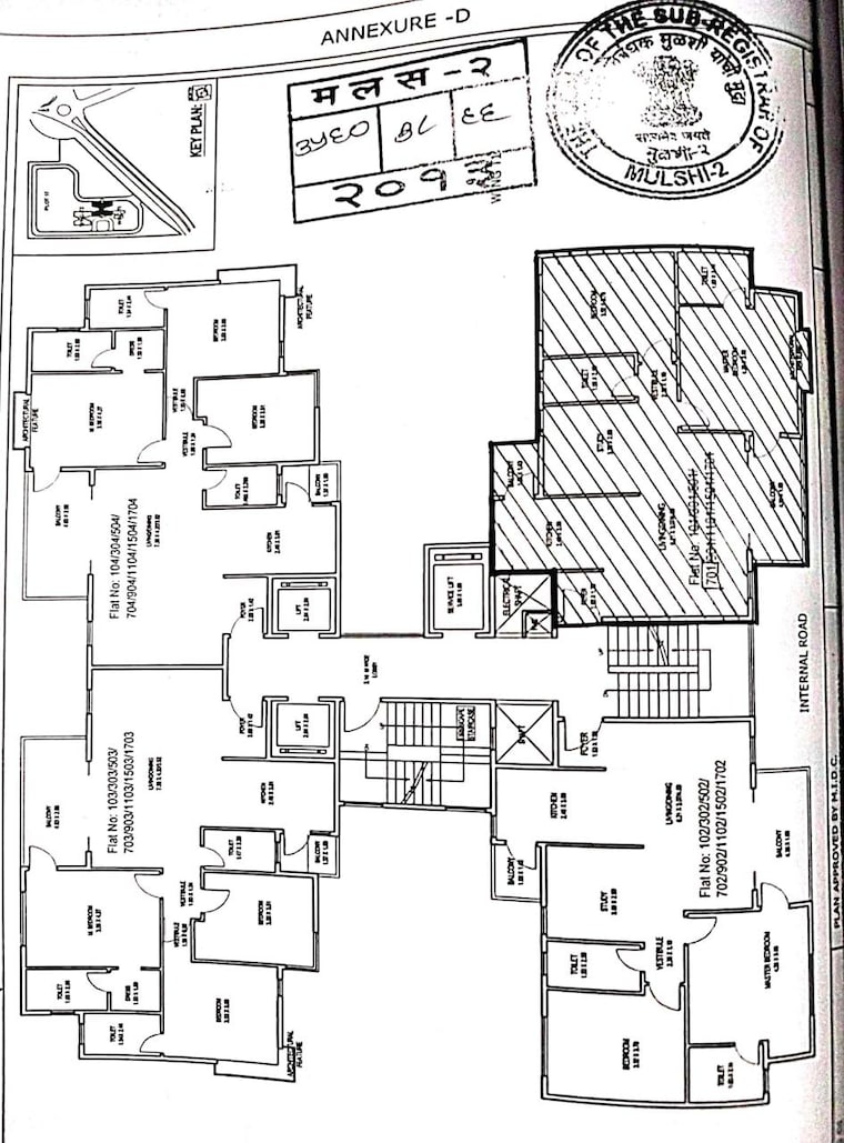Floor Plan, tcg-the-cliff-garden 2.5 Bedroom 1200 Sq.Ft. Apartment In Hinjewadi Pune 9281281